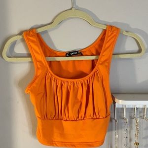 SHEIN Orange Crop Top - Never worn